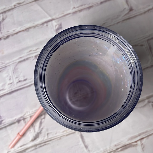 Starbucks 2020 Spring Coral Wave Venti Cold Cup Teal Tumbler - Picture 5 of 6